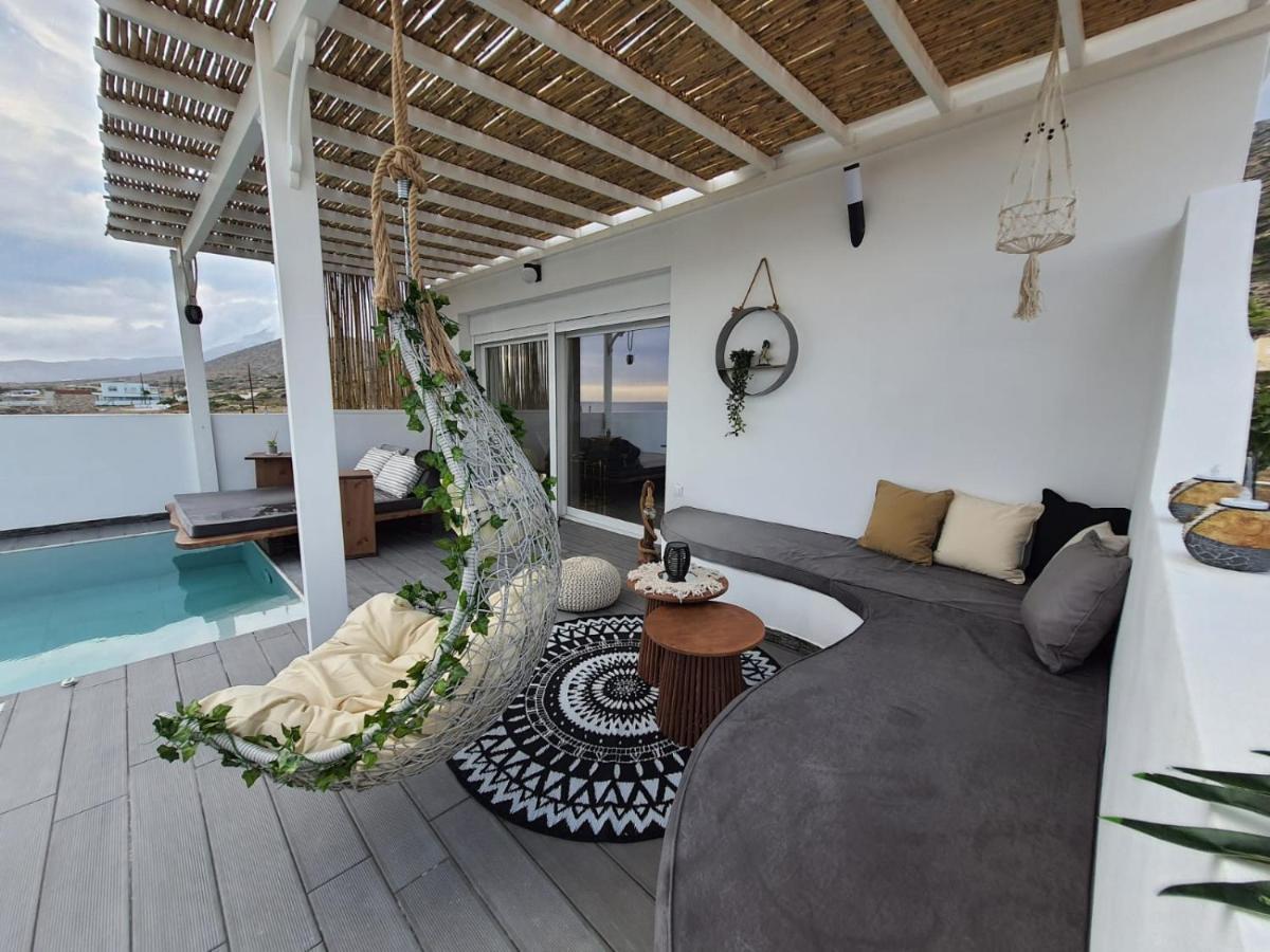 Tramonto Luxury Villa No2 - Breathtaking Sunset View Foiníkion Exterior photo