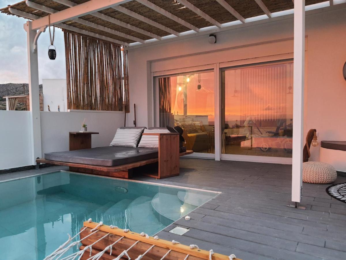 Tramonto Luxury Villa No2 - Breathtaking Sunset View Foiníkion Exterior photo