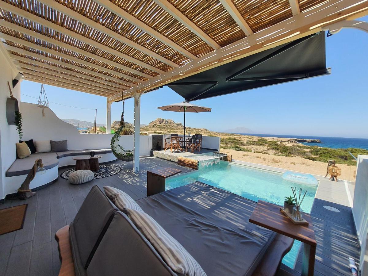 Tramonto Luxury Villa No2 - Breathtaking Sunset View Foiníkion Exterior photo