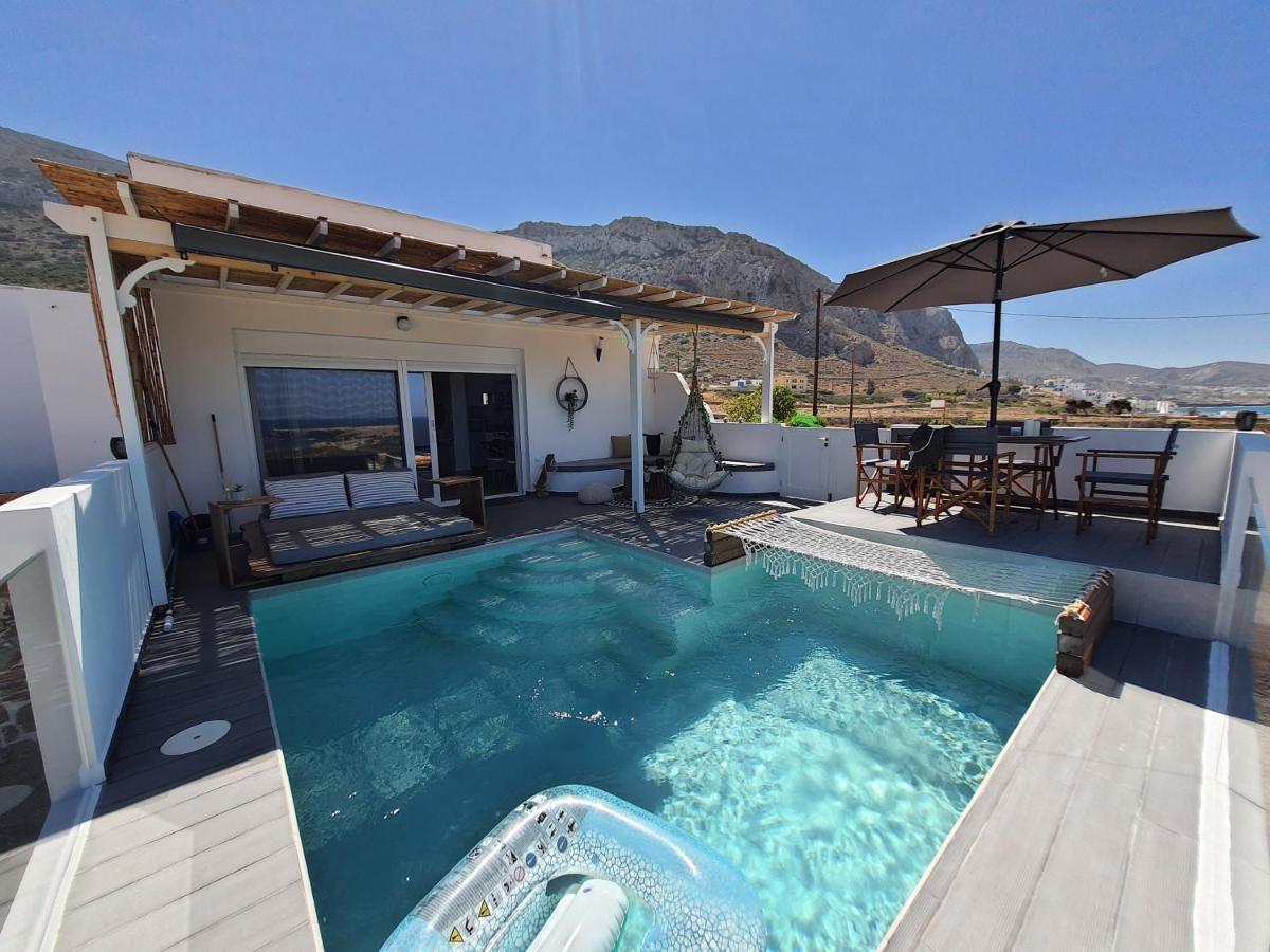 Tramonto Luxury Villa No2 - Breathtaking Sunset View Foiníkion Exterior photo