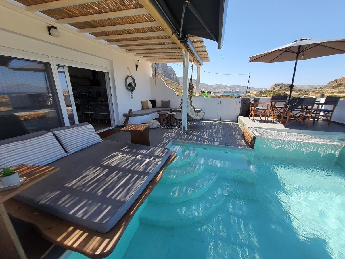Tramonto Luxury Villa No2 - Breathtaking Sunset View Foiníkion Exterior photo