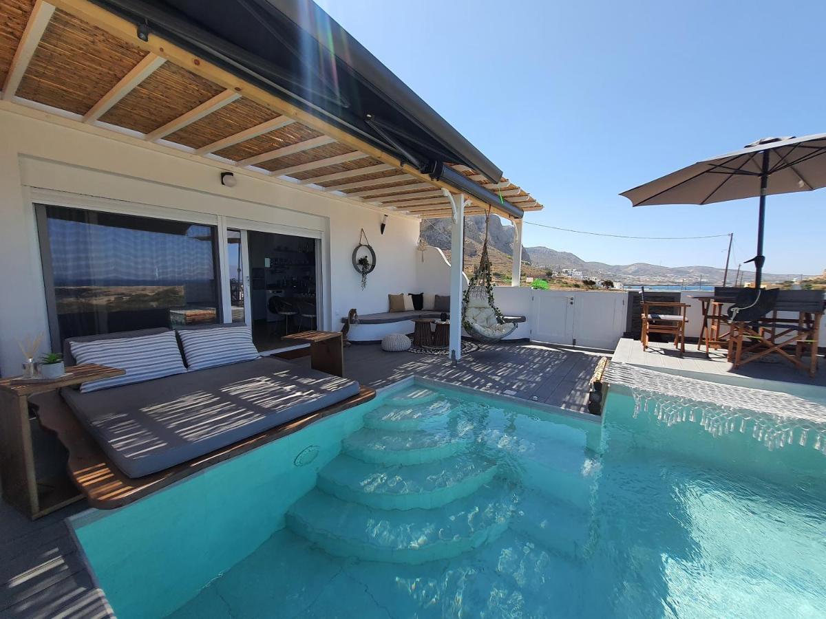 Tramonto Luxury Villa No2 - Breathtaking Sunset View Foiníkion Exterior photo